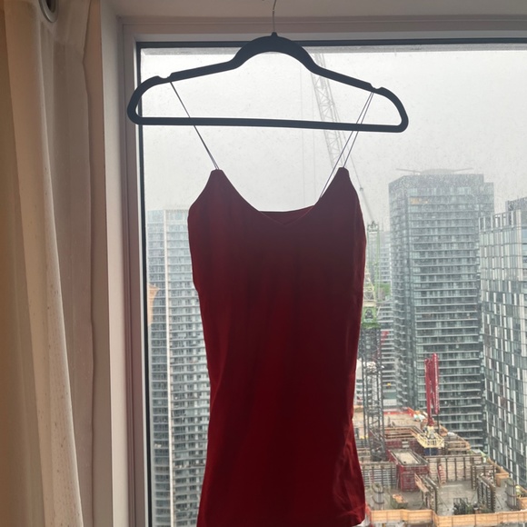 Free People Intimately 2 in 1 Seamless Cami tank top red size XS / S New - Picture 4 of 7